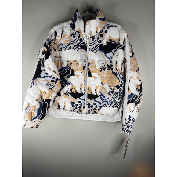 Free People Pippa Polar Bear Packable Puffer Jacket Size XS NWT - Picture 4 of 8